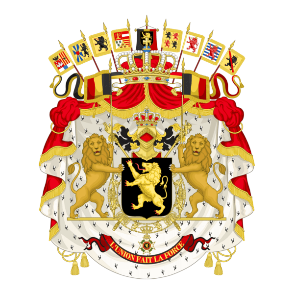 Great coat of arms of Belgium Logo PNG Vector