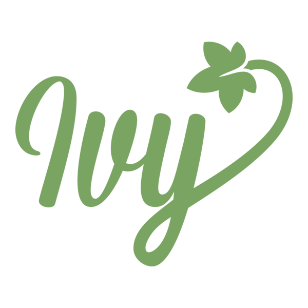Green Ivy Leaf Logo PNG Vector
