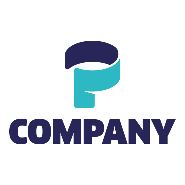 Green P Letter Logo PNG Vector