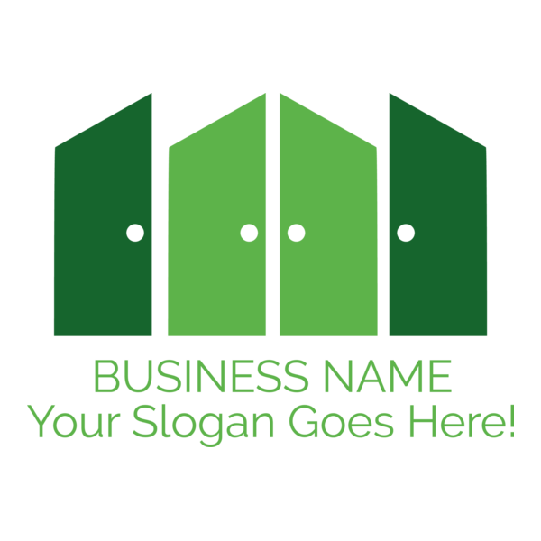 Green Real Estate Company Logo PNG Vector