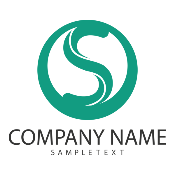 Green S Letter Company Logo PNG Vector