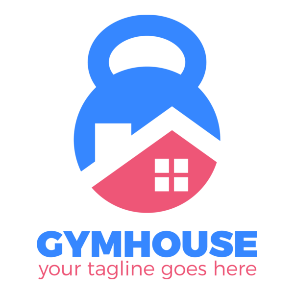 GYM House Logo PNG Vector