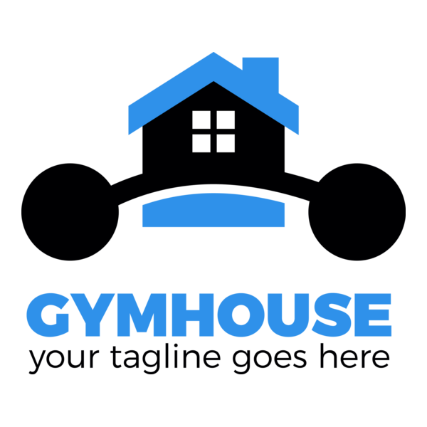GYM House Logo PNG Vector