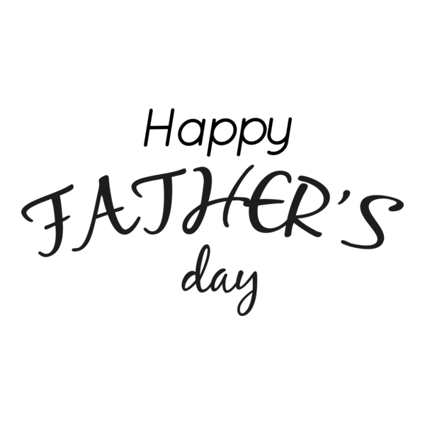 Happy Father's Day Logo PNG Vector