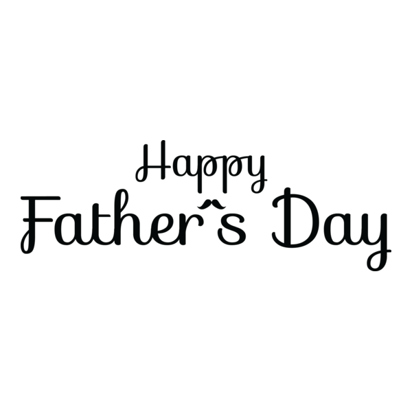 Happy Father's Day Logo PNG Vector