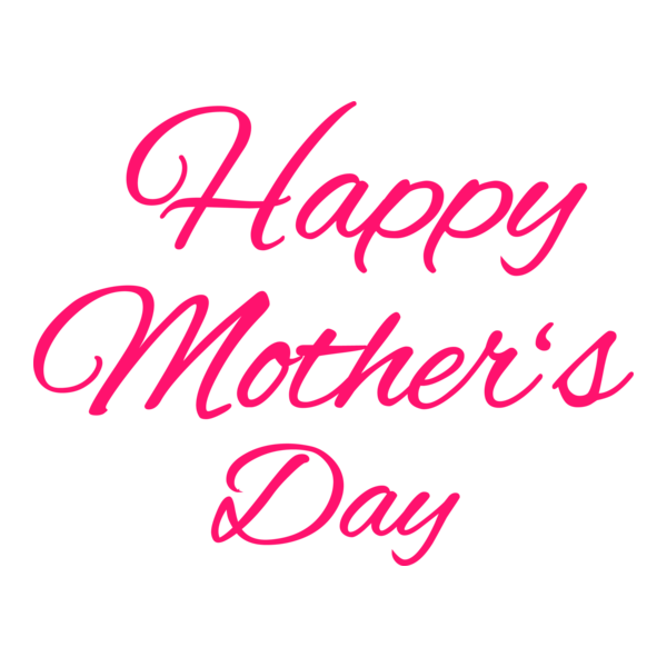 Happy Mother's Day Logo PNG Vector
