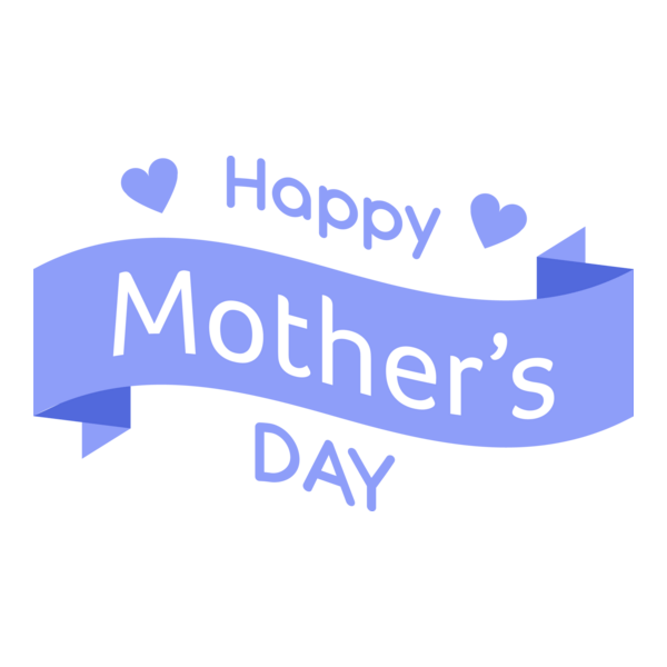 Happy Mother's Day Logo PNG Vector