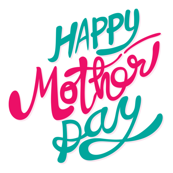Happy Mother's Day Logo PNG Vector