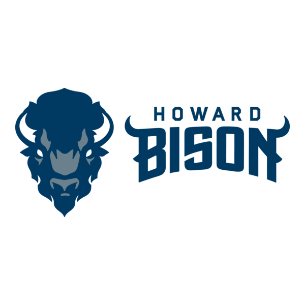 Howard Bison Logo PNG Vector