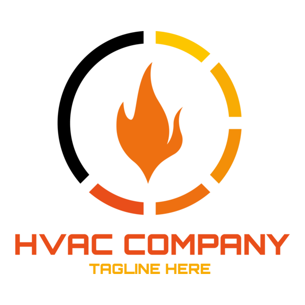 HVAC FIRE COMPANY Logo PNG Vector
