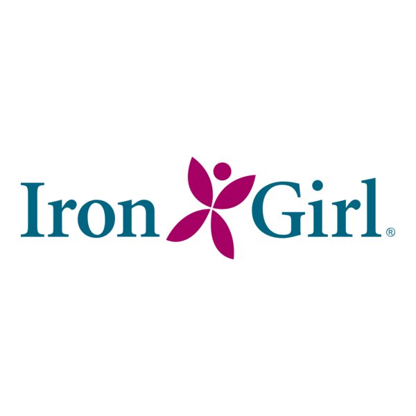 Iron Girl Logo PNG Vector