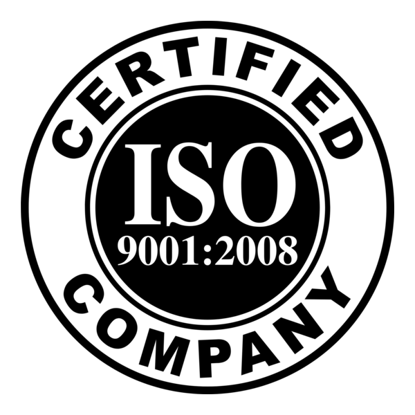 iso 9001 Certified Company Logo PNG Vector