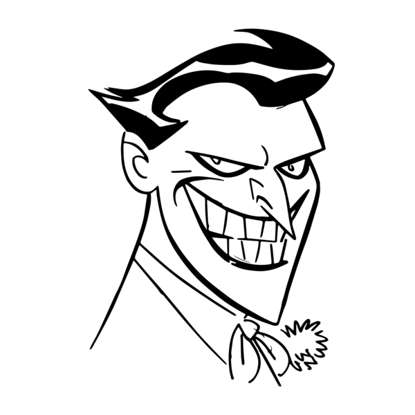 Joker - Batman Animated Series Logo PNG Vector