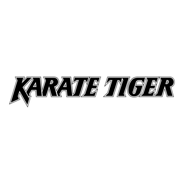 Karate Tiger Logo PNG Vector