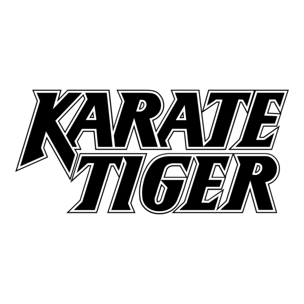 Karate Tiger Logo PNG Vector