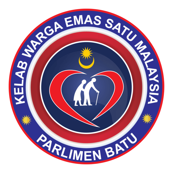 KELAB WARGA EMAS SATU MALAYSIA Logo PNG Vector