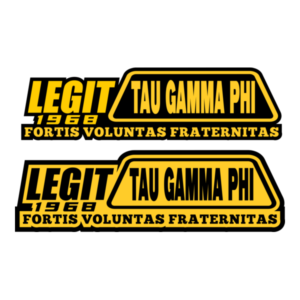 LEGIT TAU GAMMA PHI Logo PNG Vector