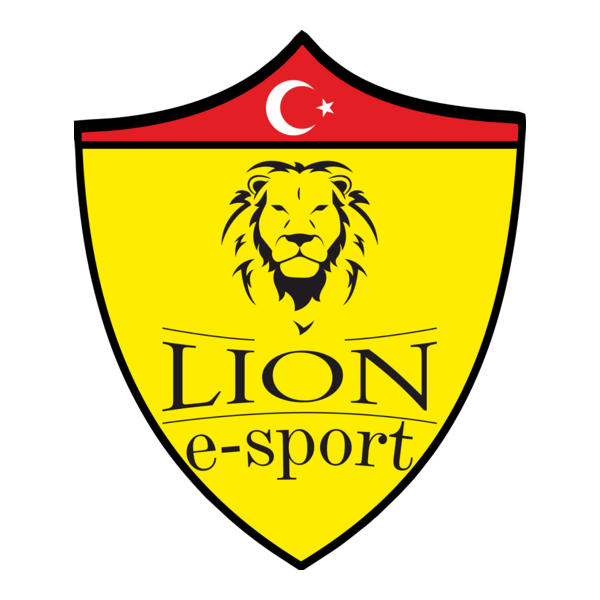 Lion e-sport Logo PNG Vector