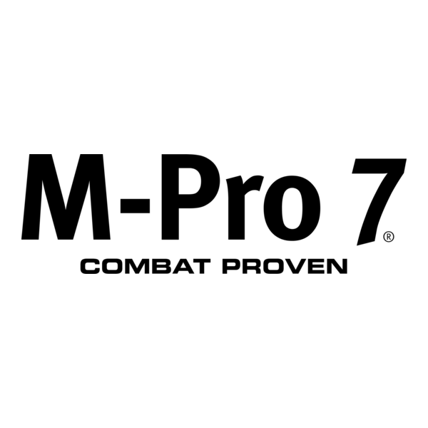 M-Pro 7 COMBAT PROVEN Logo PNG Vector