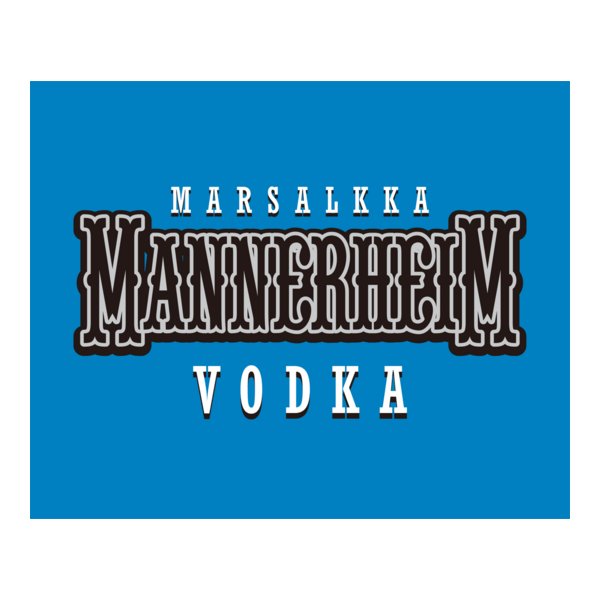 Marsalkka Mannerheim Vodka Logo PNG Vector