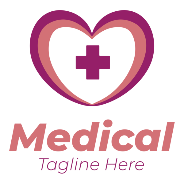 Medical Heart Logo PNG Vector