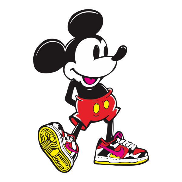 mickey x nike Logo PNG Vector
