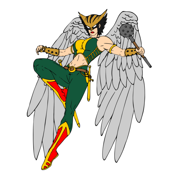 Mulher Gavião Logo PNG Vector