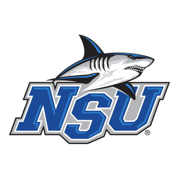 NSU Nova Southeastern Sharks Logo PNG Vector