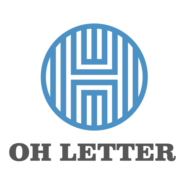 OH Letter Logo PNG Vector