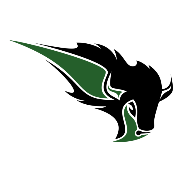 Oklahoma Baptist Bison Logo PNG Vector