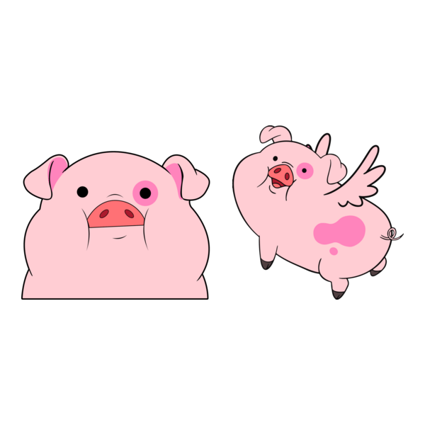 Pato Waddles Gravity Falls Logo PNG Vector