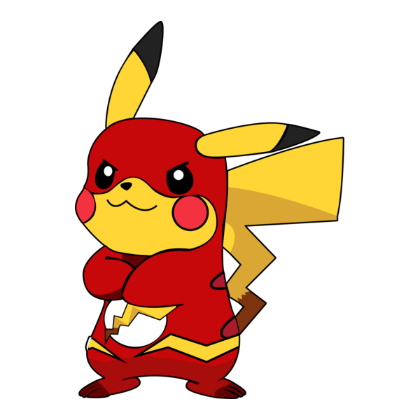 Pikachu Flash Logo PNG Vector