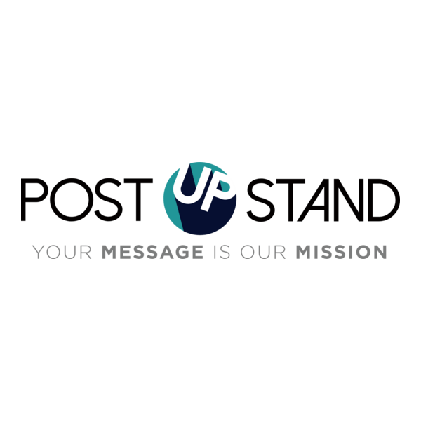 Post Up Stand Logo PNG Vector