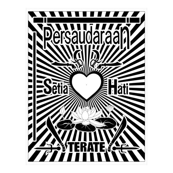PSHT Hitam Putih Logo PNG Vector