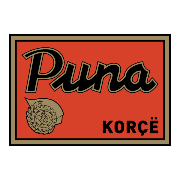 Puna Korçë (1950's) Logo PNG Vector
