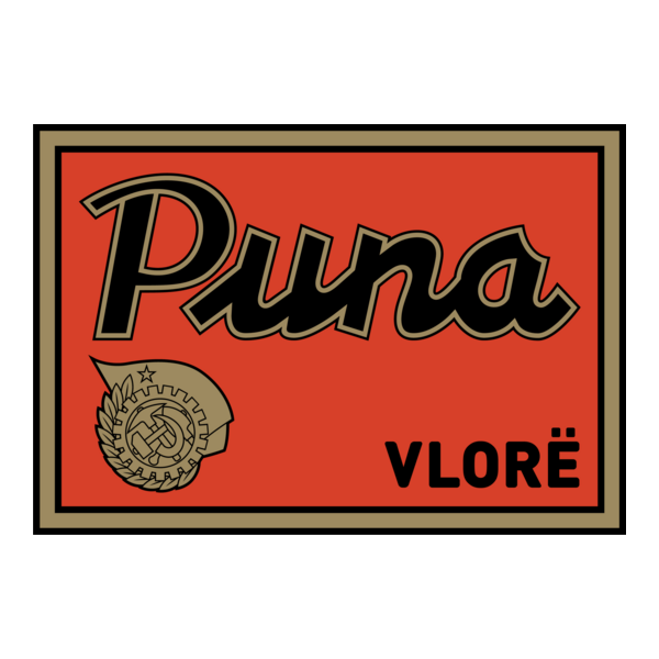 Puna Vlorë (1950's) Logo PNG Vector
