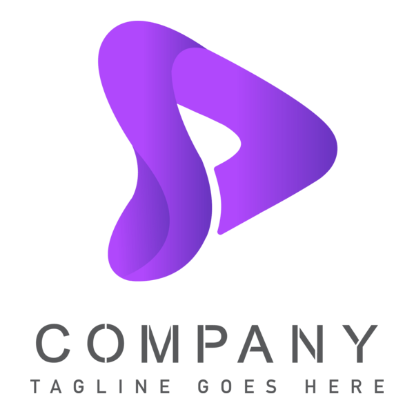 Purple Play Company Logo PNG Vector