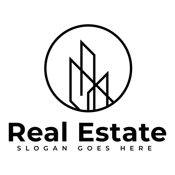 Real Estate Building Logo PNG Vector