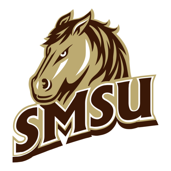 Southwest Minnesota State Mustangs Logo PNG Vector