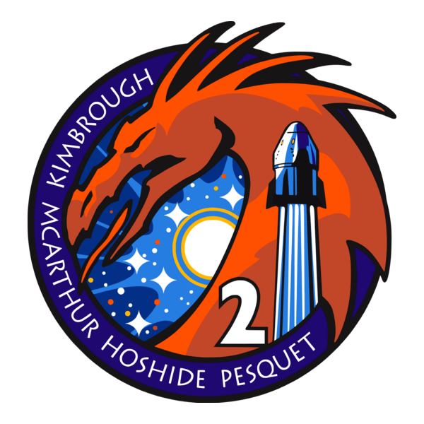 SpaceX Crew-2 Logo PNG Vector