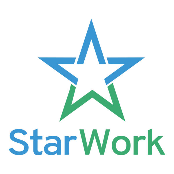 Star Work Logo PNG Vector