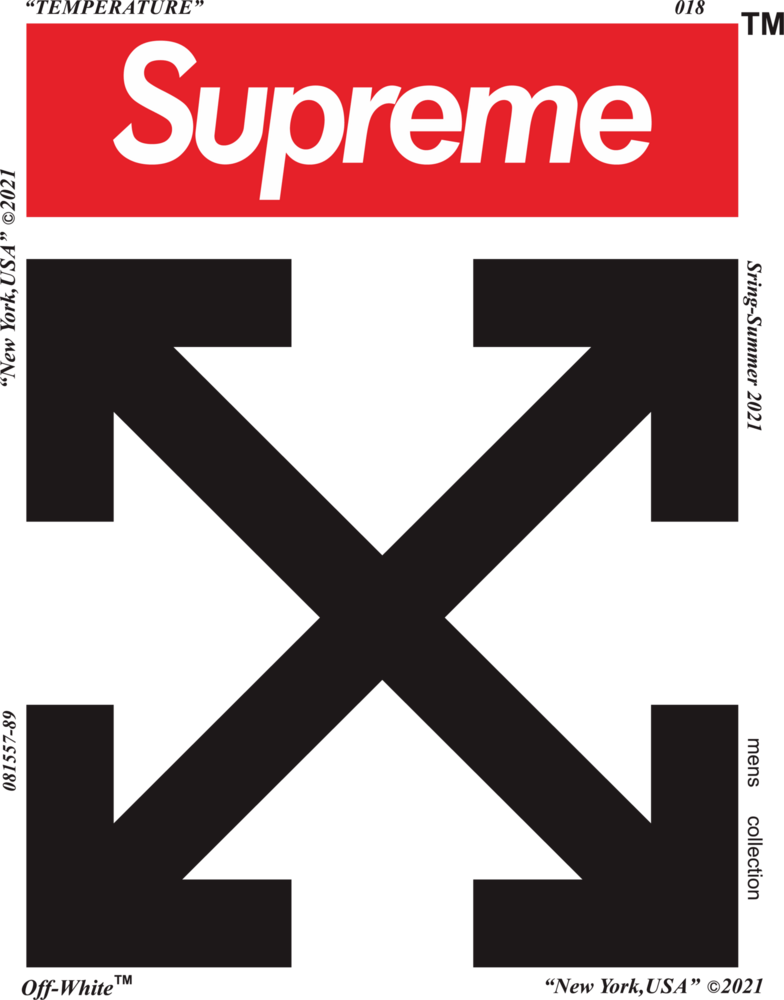 supreme x offwhite Logo PNG Vector