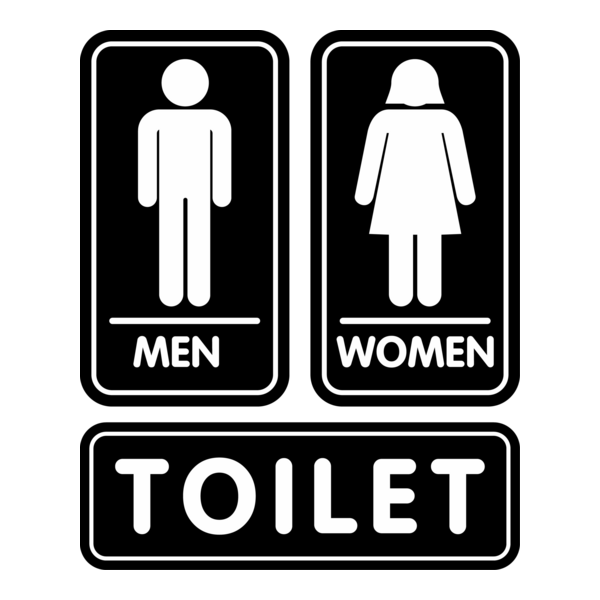 toilet sign Logo PNG Vector