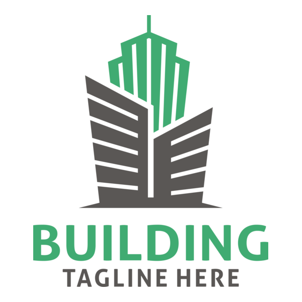 Tower Building Logo PNG Vector