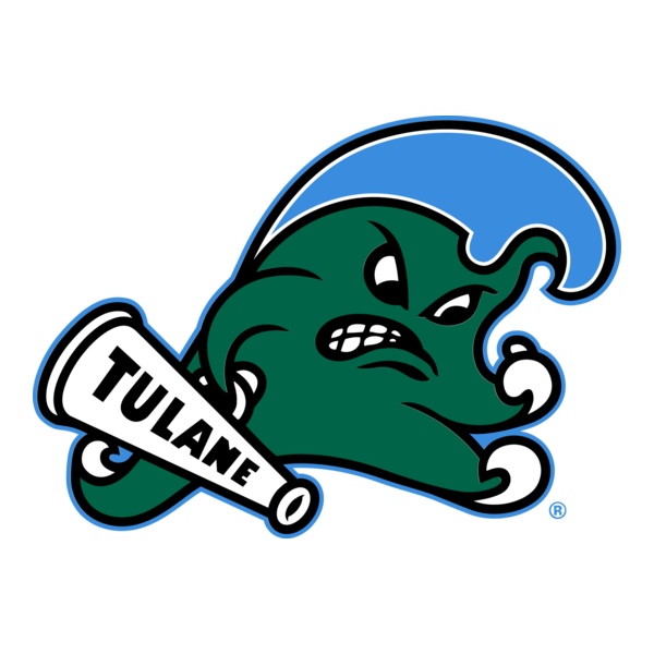 Tulane Green Wave Logo PNG Vector
