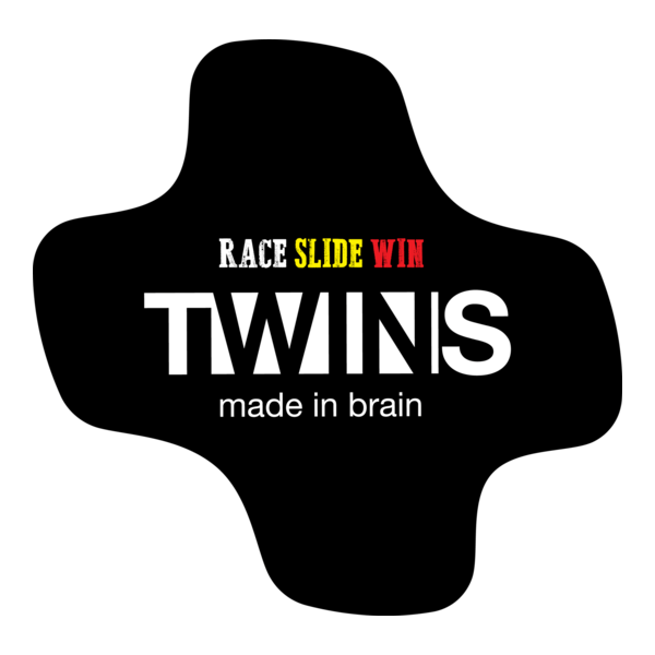 TWINS race slide win Logo PNG Vector