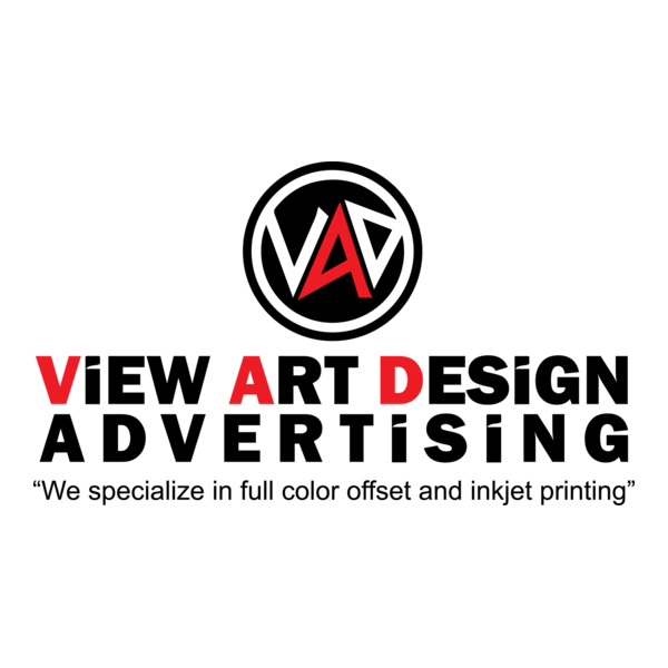 VIEW ART DESIGN ADVERTISING Logo PNG Vector