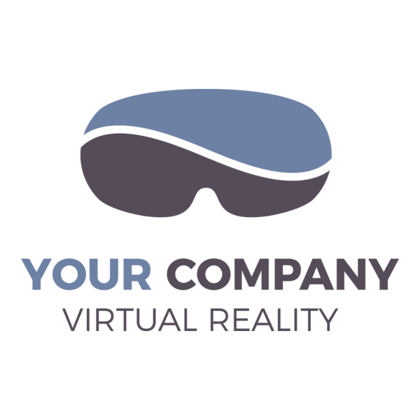Virtual Glasses Company Logo PNG Vector
