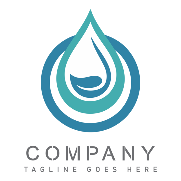 Water Drop Company Logo PNG Vector