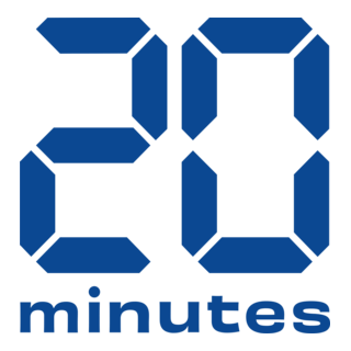20 Minutes Logo PNG Vector